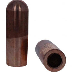 Tuffaloy - Spot Welder Tips For Use With: 7RW Electrode Holder Type: Straight Tip B Nose (Dome) - Benchmark Tooling