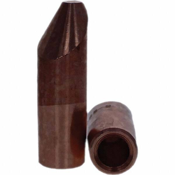 Tuffaloy - Spot Welder Tips For Use With: 5RW Electrode Holder Type: Straight Tip D Nose (Offset) - Benchmark Tooling