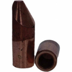 Tuffaloy - Spot Welder Tips For Use With: 5RW Electrode Holder Type: Straight Tip D Nose (Offset) - Benchmark Tooling