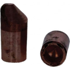 Tuffaloy - Spot Welder Tips For Use With: 5RW Electrode Holder Type: Straight Tip D Nose (Offset) - Benchmark Tooling