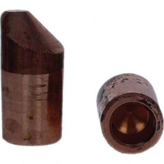 Tuffaloy - Spot Welder Tips For Use With: 5RW Electrode Holder Type: Straight Tip D Nose (Offset) - Benchmark Tooling