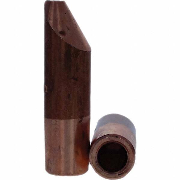 Tuffaloy - Spot Welder Tips For Use With: 5RW Electrode Holder Type: Straight Tip D Nose (Offset) - Benchmark Tooling