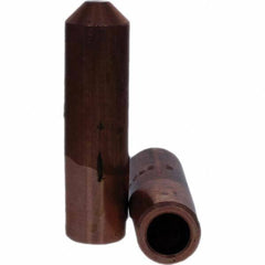 Tuffaloy - Spot Welder Tips For Use With: 6RW Electrode Holder Type: Straight Tip E Nose (Truncated) - Benchmark Tooling