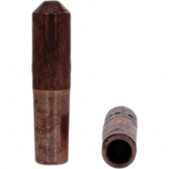 Tuffaloy - Spot Welder Tips For Use With: 4RW Electrode Holder Type: Straight Tip E Nose (Truncated) - Benchmark Tooling