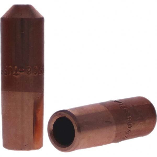 Tuffaloy - Spot Welder Tips For Use With: 6RW Electrode Holder Type: Straight Tip E Nose (Truncated) - Benchmark Tooling