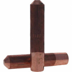 Tuffaloy - Spot Welder Tips For Use With: 5RW Electrode Holder Type: Straight Tip E Nose (Truncated) - Benchmark Tooling