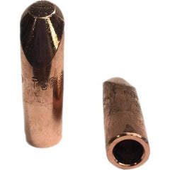 Tuffaloy - Spot Welder Tips For Use With: 5RW Electrode Holder Type: Straight Tip H Nose (Angled Offset) - Benchmark Tooling