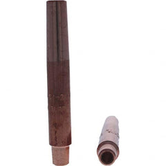 Tuffaloy - Spot Welder Tips For Use With: 4RW Electrode Holder Type: Straight Shank for 4RW Female Cap - Benchmark Tooling