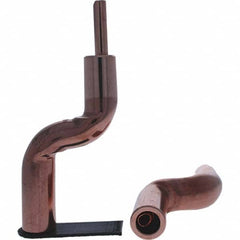 Tuffaloy - Spot Welder Tips For Use With: 5RW Electrode Holder Type: Bent Shank for 5RW Male Cap - Benchmark Tooling