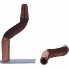 Tuffaloy - Spot Welder Tips For Use With: 4RW Electrode Holder Type: Double Bend Tip A Nose (Pointed) - Benchmark Tooling