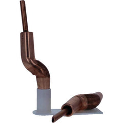 Tuffaloy - Spot Welder Tips For Use With: 4RW Electrode Holder Type: Double Bend Tip A Nose (Pointed) - Benchmark Tooling