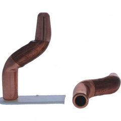 Tuffaloy - Spot Welder Tips For Use With: 4RW Electrode Holder Type: Double Bend Tip A Nose (Pointed) - Benchmark Tooling