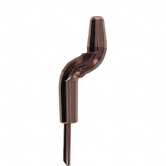 Tuffaloy - Spot Welder Tips For Use With: 4RW Electrode Holder Type: Double Bend Tip A Nose (Pointed) - Benchmark Tooling