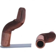 Tuffaloy - Spot Welder Tips For Use With: 5RW Electrode Holder Type: Double Bend Tip A Nose (Pointed) - Benchmark Tooling