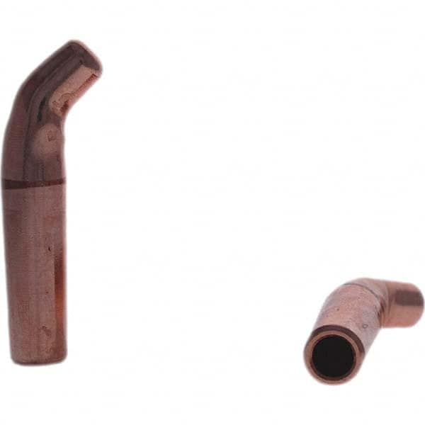 Tuffaloy - Spot Welder Tips For Use With: 4RW Electrode Holder Type: Single Bend Tip A Nose (Pointed) - Benchmark Tooling