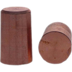 Tuffaloy - Spot Welder Tips For Use With: 4RW Electrode Holder Type: Paddle Tip C Nose (Flat) - Benchmark Tooling