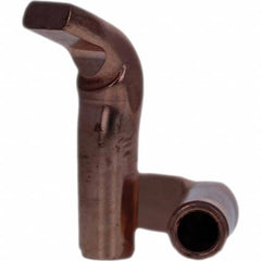 Tuffaloy - Spot Welder Tips For Use With: 5RW Electrode Holder Type: Single Bend Tip Spade Nose - Benchmark Tooling