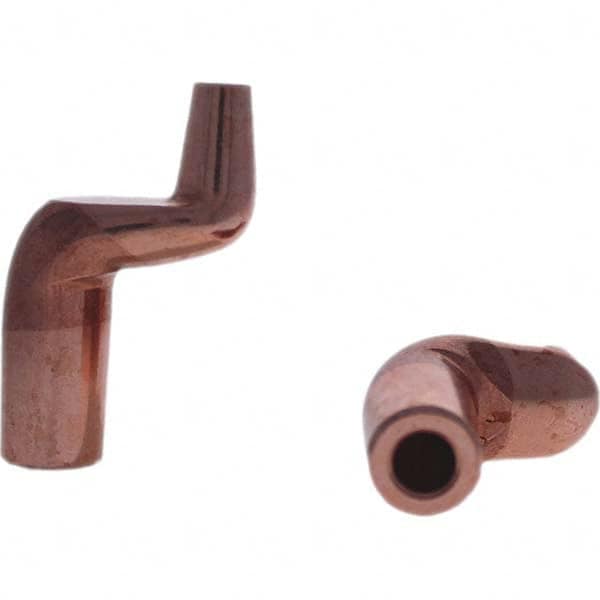 Tuffaloy - Spot Welder Tips For Use With: 5RW Electrode Holder Type: Misc Double Bend Tip C Nose (Flat) - Benchmark Tooling