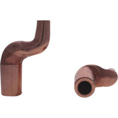 Tuffaloy - Spot Welder Tips For Use With: 7RW Electrode Holder Type: Misc Double Bend Tip C Nose (Flat) - Benchmark Tooling