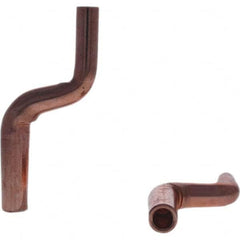 Tuffaloy - Spot Welder Tips For Use With: 4RW Electrode Holder Type: Misc Double Bend Tip C Nose (Flat) - Benchmark Tooling