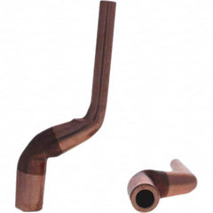 Tuffaloy - Spot Welder Tips For Use With: 5RW Electrode Holder Type: Misc Double Bend Tip C Nose (Flat) - Benchmark Tooling