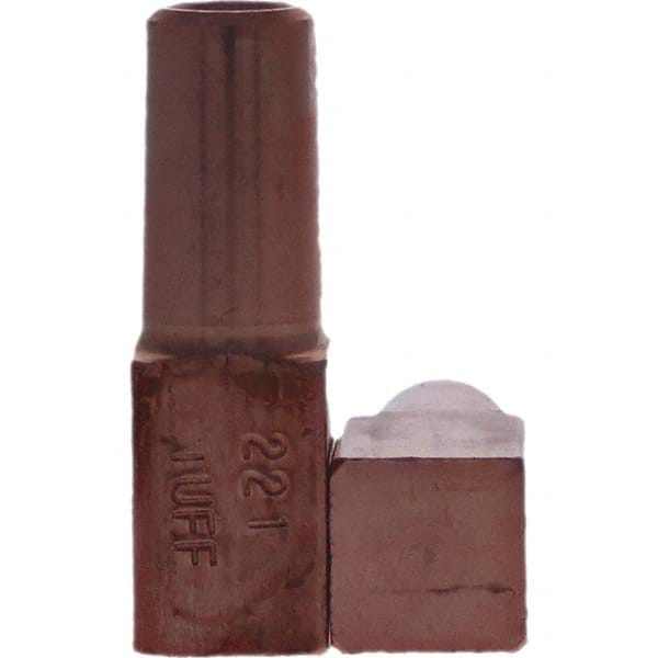 Tuffaloy - Spot Welder Tips For Use With: 5RW Electrode Holder Type: Backup Electrode Rectangular Face - Benchmark Tooling