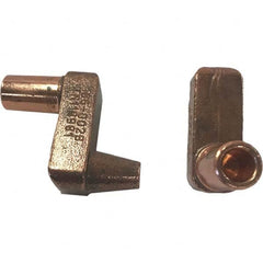 Tuffaloy - Spot Welder Tips For Use With: 5RW Electrode Holder Type: Misc Double Bend Tip E Nose (Truncated) - Benchmark Tooling