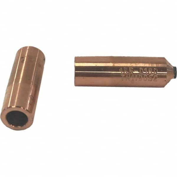 Tuffaloy - Spot Welder Tips For Use With: 5RW Electrode Holder Type: Refactory Straight Tip A Nose (Pointed) - Benchmark Tooling