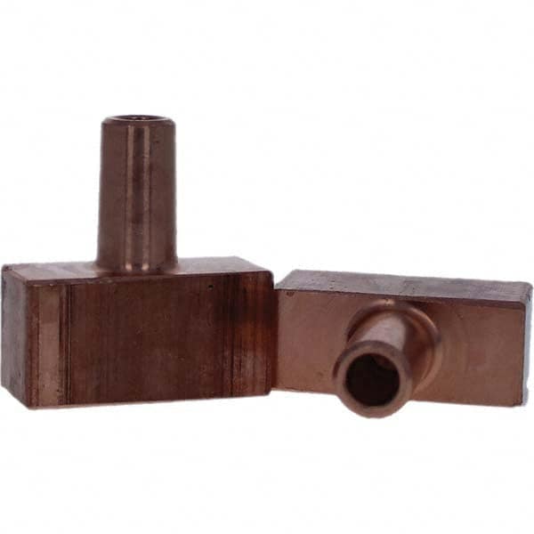 Tuffaloy - Spot Welder Tips For Use With: 4RW Electrode Holder Type: Backup Electrode Rectangular Face - Benchmark Tooling