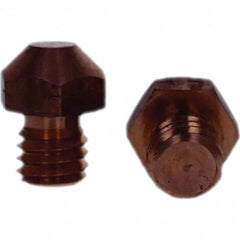 Tuffaloy - Spot Welder Tips For Use With: 3/8-16 Threaded Electrode Holder Type: Threaded Tip A Nose (Pointed) - Benchmark Tooling