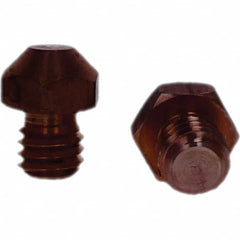 Tuffaloy - Spot Welder Tips For Use With: 3/8-16 Threaded Electrode Holder Type: Threaded Tip A Nose (Pointed) - Benchmark Tooling