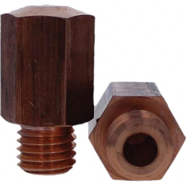 Tuffaloy - Spot Welder Tips For Use With: 5/8-11 Threaded Electrode Holder Type: Threaded Tip E Nose (Truncated) - Benchmark Tooling