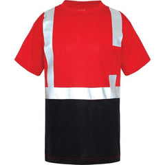 GSS Safety - Size 5XL Red, Black & Silver High Visibility Short Sleeve T-Shirt - Benchmark Tooling