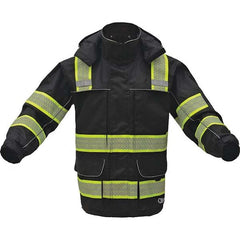 GSS Safety - Size S/M Black Waterproof Rain Jacket - Benchmark Tooling