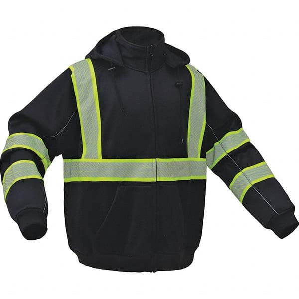 GSS Safety - Size XL Black High Visibility Sweatshirt - Benchmark Tooling