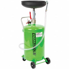 OEM Tools - Oil Drain Containers Type: Oil Drain w/Casters Container Size: 18 Gal. - Benchmark Tooling