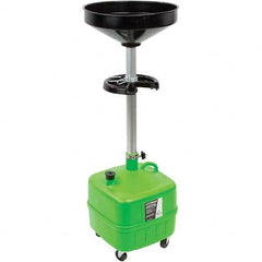 OEM Tools - Oil Drain Containers Type: Oil Lift Drain w/Casters Container Size: 9 Gal. - Benchmark Tooling