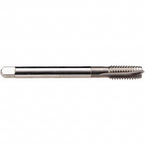 Emuge - M10x1.00 Metric Fine 6G 4 Flute Bright Finish HSS-E Spiral Point Tap - Exact Industrial Supply