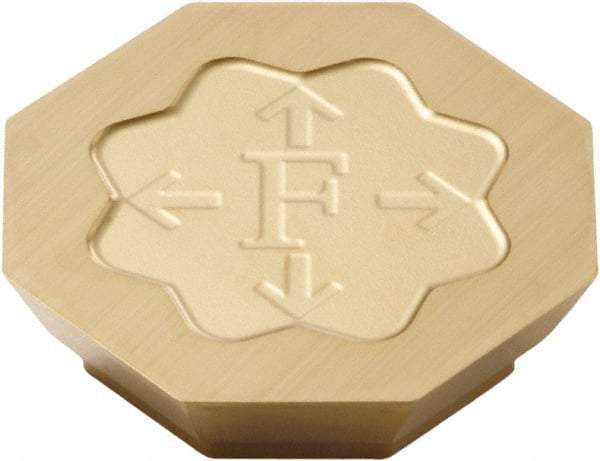 Seco - OFEN0704 M10 Grade MP3000 Carbide Milling Insert - TiAlN Finish, 0.187" Thick, 0.711" Inscribed Circle - Benchmark Tooling