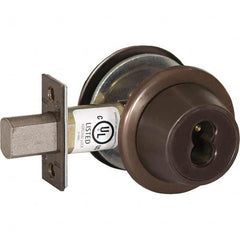 Best - Deadbolts Type: Heavy-Duty Single Cylinder Door Thickness Range: 1-3/4-2 - Benchmark Tooling