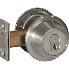 Best - Deadbolts Type: Double Cylinder Door Thickness Range: 1-3/8-2 - Benchmark Tooling