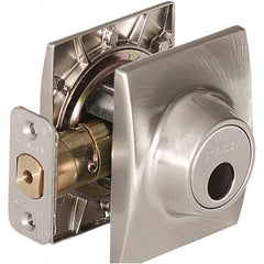 Stanley - Deadbolts Type: Single Cylinder Door Thickness Range: 1-3/8 - 1-3/4 - Benchmark Tooling