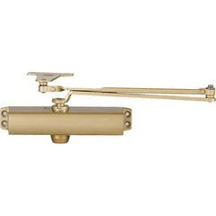 Stanley - Manual Dampers Type: Commercial Grade 1 Door Closer Closer Body Length: 10.0 (Decimal Inch) - Benchmark Tooling