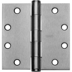 Stanley - 4" Long x 4" Wide Grade 1 Bronze Full Mortise Commercial Hinge - Benchmark Tooling