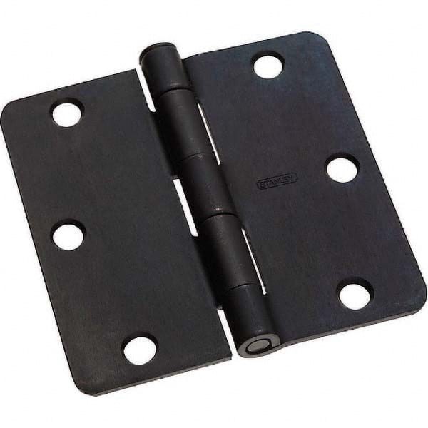 Stanley - 3-1/2" Long x 3-1/2" Wide Grade 2 Steel Full Mortise Commercial Hinge - Benchmark Tooling