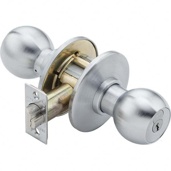 Best - Knob Locksets Type: Classroom Door Thickness: 1 3/8 - 2 - Benchmark Tooling