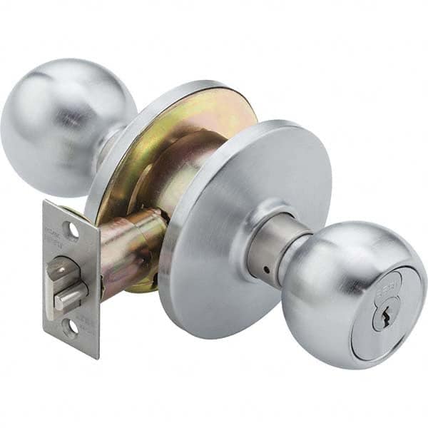 Best - Knob Locksets Type: Entrance Door Thickness: 1 3/8 - 1 7/8 - Benchmark Tooling