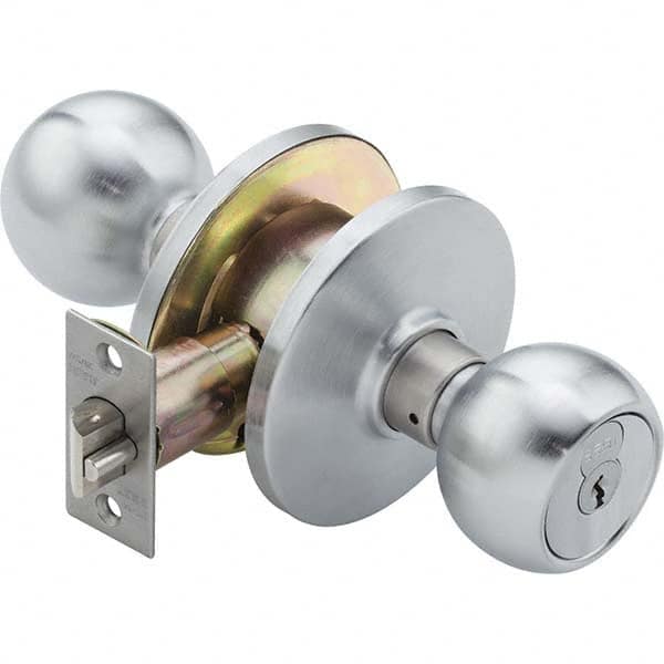 Best - Knob Locksets Type: Entrance Door Thickness: 1 3/8 - 1 7/8 - Benchmark Tooling