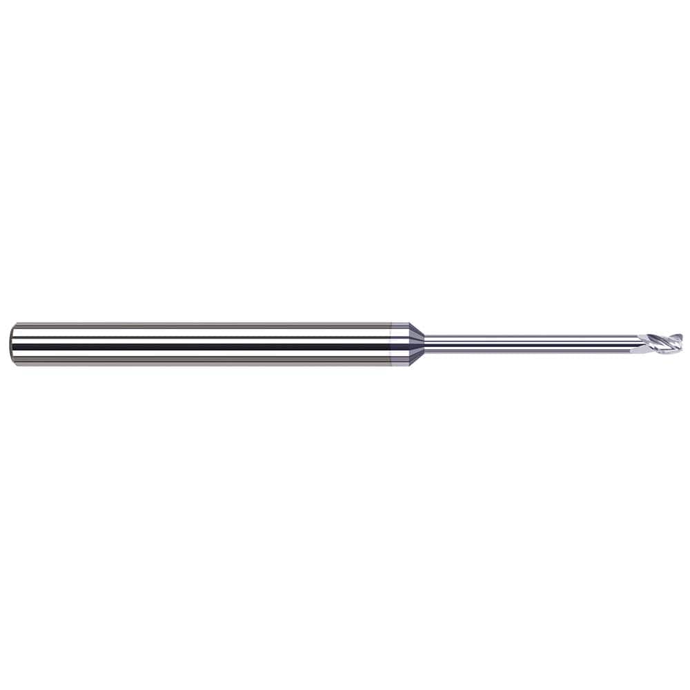 Harvey Tool - Corner Radius & Corner Chamfer End Mills; Mill Diameter (Inch): 1/4 ; Mill Diameter (Decimal Inch): 0.2500 ; End Type: Corner Radius ; Corner Radius (Decimal Inch): 0.0100 ; Number of Flutes: 3 ; Material: Solid Carbide - Exact Industrial Supply