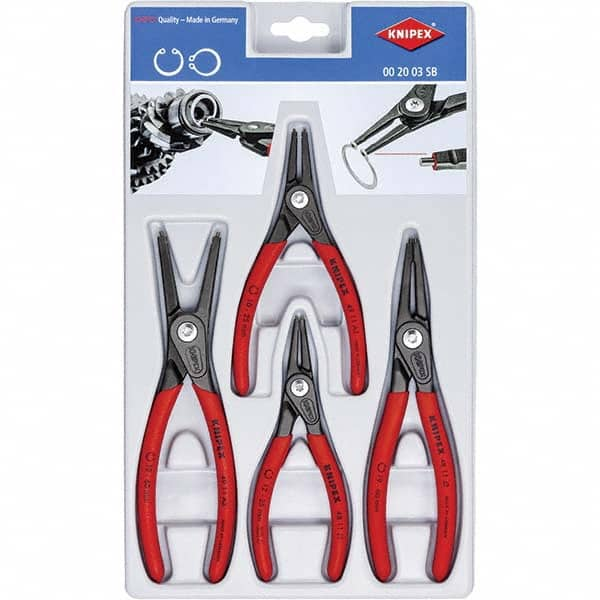 Knipex - Plier Sets Set Type: Retaining Ring Pliers Number of Pieces: 4 - Benchmark Tooling